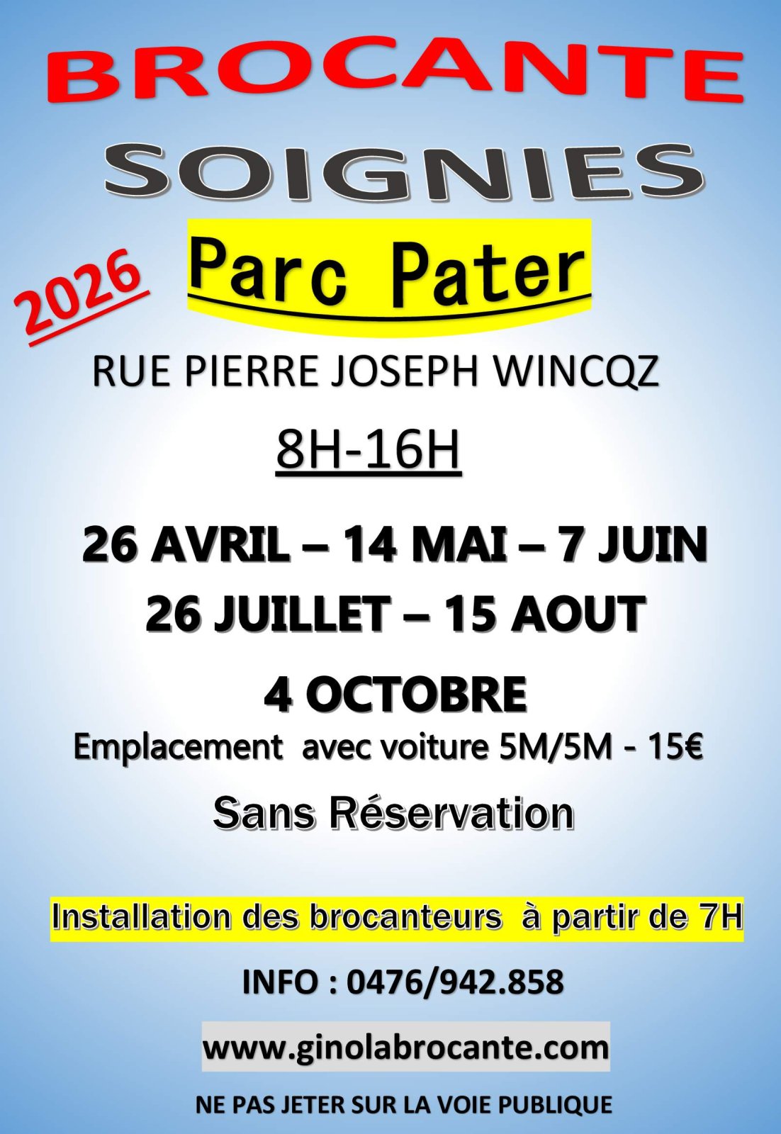 Affiche de l'événement